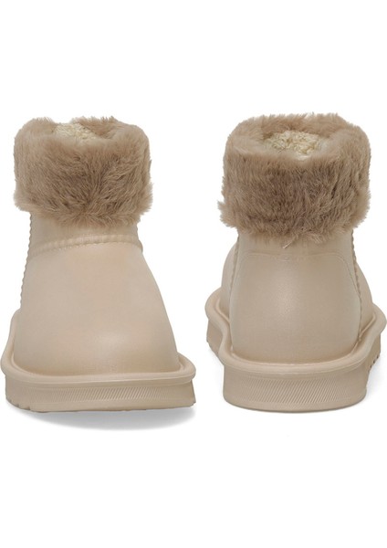 24K-5008 Bej Kadın Yağmur Botu Kısa Topuklu Eva Dış Materyal ile Şık Tasarım indirimleri