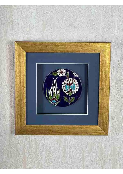 Gece Bahçesi Motifli Iznik Çini Plaket indirimleri