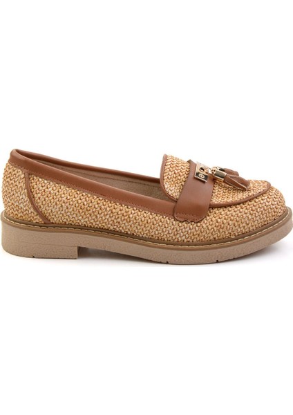 Taba Kadın Loafer Ayakkabı K01257060828