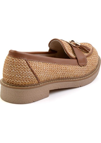 Taba Kadın Loafer Ayakkabı K01257060828