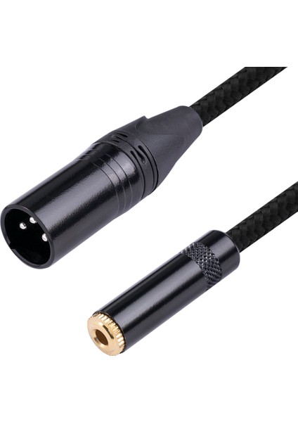 Xlr 3 Pin Erkek Fiş 3 5 mm Trs 1/8 Inç Dişi Stereo Ses Adaptörü Mikrofon Uzatma Kablosu Tel 1 Ayak/ 0 3 M (Yurt Dışından) modelleri