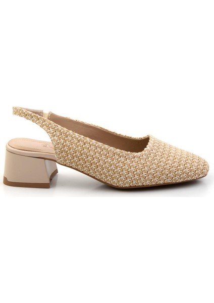 Bej Kadın Klasik Topuklu Ayakkabı K01213105718