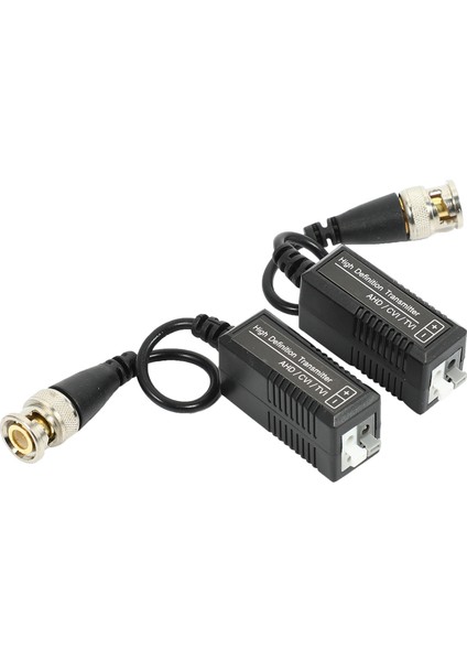 4 Çift 8 Parça Pasif Video Balun Verici ve Alıcı-Verici 1080P TVI/CVI/TVI/AHD/960H Dvr Kamera Cctv Sistemi Için Kablo Ile Erkek Bnc'den Utp Cat5/5e/6/6e Kabloya (Yurt Dışından)