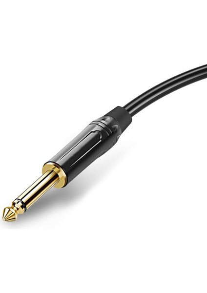 Ses Kablosu Xlr Dişi 6.35MM Jak Fişi Erkek Konnektör Altın Kaplama Enstrüman Gitar Mikrofon Bas (5m) (Yurt Dışından)