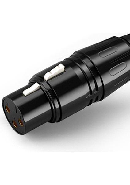 Ses Kablosu Xlr Dişi 6.35MM Jak Fişi Erkek Konnektör Altın Kaplama Enstrüman Gitar Mikrofon Bas (5m) (Yurt Dışından)