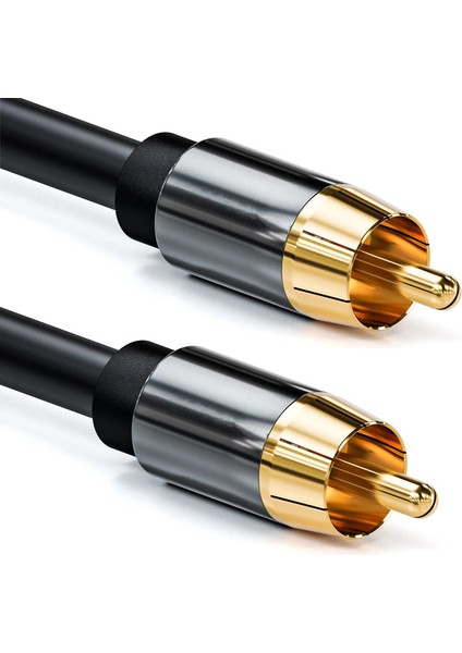 Ateş Hıfı Dijital Ses Koaksiyel Kablosu Koaksiyel 75 Ohm Subwoofer Hattı Spdıf Hattı Lotus Hattı 9.84FT (Yurt Dışından) fırsatları