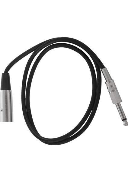 Xlr 3 Pinli Fiş - 6 35MM 1/4 Inç Erkek Mono Jak Fiş Kablosu 1 Metre (Yaklaşık 3 3 Feet) (Yurt Dışından)
