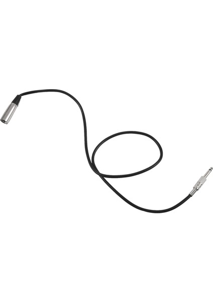 Xlr 3 Pinli Fiş - 6 35MM 1/4 Inç Erkek Mono Jak Fiş Kablosu 1 Metre (Yaklaşık 3 3 Feet) (Yurt Dışından)