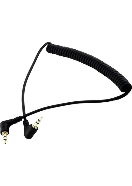 Cep Telefonu Ses Adaptörü 90 Derece Açı 3.5mm Erkekten Erkeğe Stereo Ses Aux Uzatma Kablosu Kablosu Akıllı Telefon Için (Yurt Dışından)