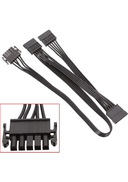 Enermax Modüler Psu Için 5pin - 3 Bağlantı Noktalı Sata Çevresel Güç Kaynağı Kablosu (Yurt Dışından) fiyatları