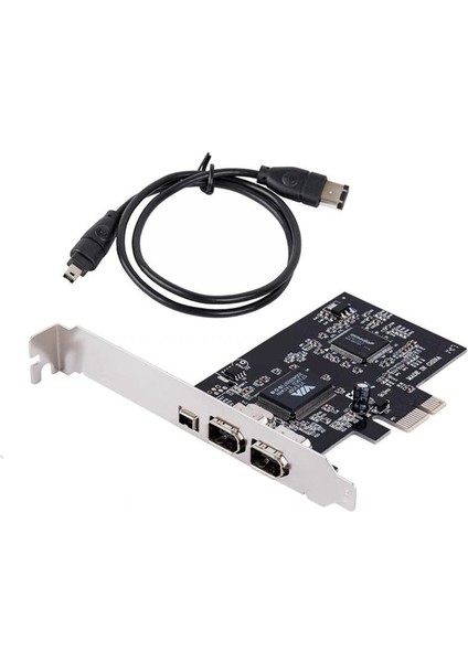 Pcı-E Express Kart 1394A Ieee 1394B Denetleyici Kart Kablosu Yüksek Hızlı Veri Aktarımı Video Düzenleme Ses Kaydı (Yurt Dışından)