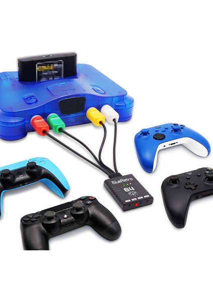 Nintendo 64 N64 Konsolu Için Bluetooth Kablosuz Oyun Denetleyicisi Adaptörü Dört Adede Kadar Kablosuz Oyun Denetleyicisini Destekleyin (Yurt Dışından) indirimleri