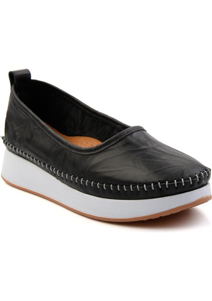 Siyah Leather Kadın Casual Ayakkabı K01303018303 fiyatları