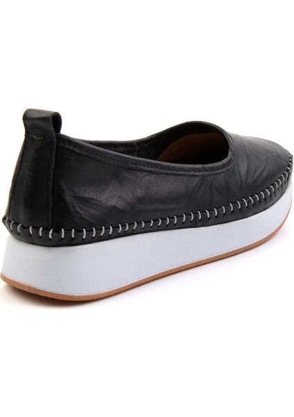 Siyah Leather Kadın Casual Ayakkabı K01303018303 modelleri