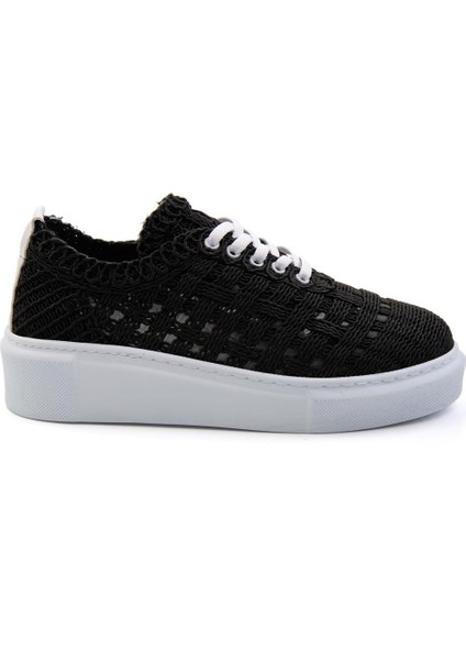 Siyah Leather Kadın Sneaker K01303018616