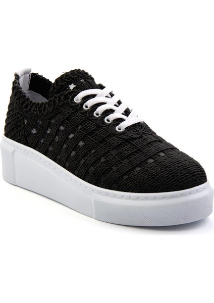 Siyah Leather Kadın Sneaker K01303018616 fiyatları