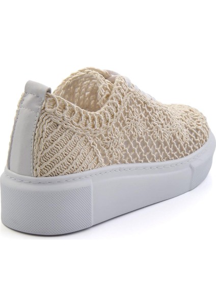 Bej Leather Kadın Sneaker K01303018716 modelleri