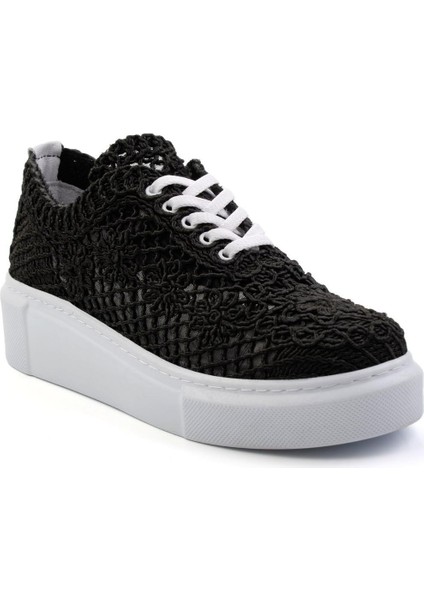 Siyah Leather Kadın Sneaker K01303018716 fiyatları