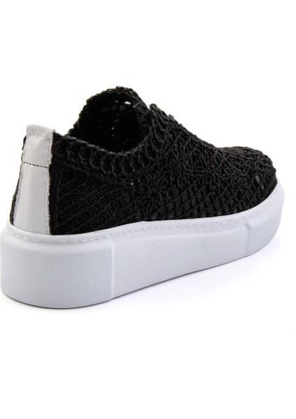 Siyah Leather Kadın Sneaker K01303018716 modelleri