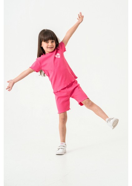 So Cute Nakışlı Şortlu Takım 50355