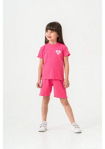 So Cute Nakışlı Şortlu Takım 50355