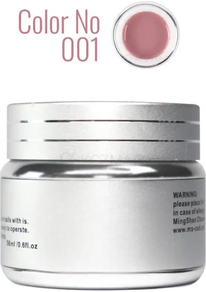 Protez Tırnak Jeli - Builder Gel 56 Gram - No: 001