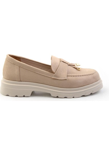 Bej Kadın Loafer Ayakkabı K01997010572