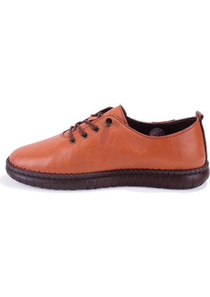 DZA07-1236035 Taba Ortopedik Günlük Deri Kadın Ayakkabı modelleri