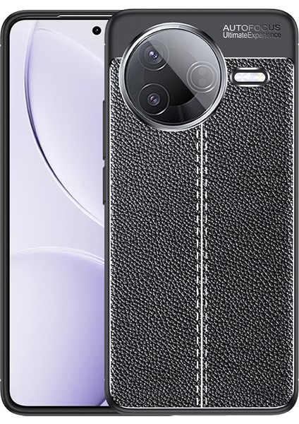 Xiaomi Poco F7 Pro Kılıf Deri Desenli Lux Niss Silikon