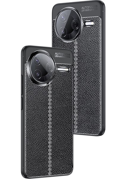 Xiaomi Poco F7 Pro Kılıf Deri Desenli Lux Niss Silikon