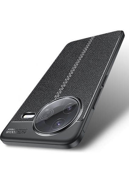 Xiaomi Poco F7 Pro Kılıf Deri Desenli Lux Niss Silikon