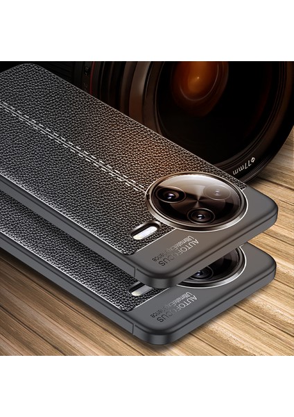 Xiaomi Poco F7 Pro Kılıf Deri Desenli Lux Niss Silikon