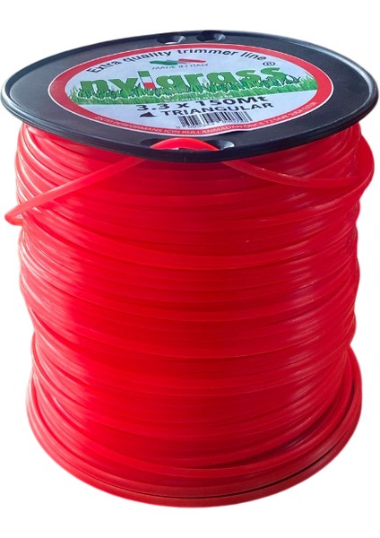 Misina 3.3 mm x 150 Metre 3 Köşe Kırmızı - Trıangular