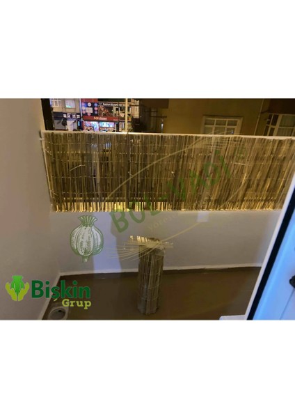 70CM Yükseklik x 250CM Genişlik Bambu Kamış Hasır Çit Dekoratif Bahçe Balkon ve Duvar Çiti Reed Fence