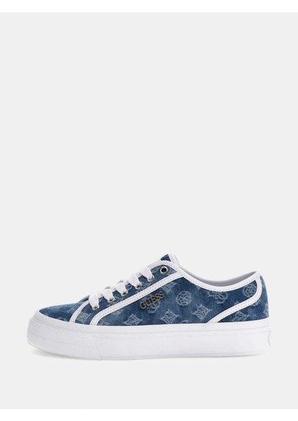 Kadın Jelexa Mavi 4g ve Peony Logolu Sneaker