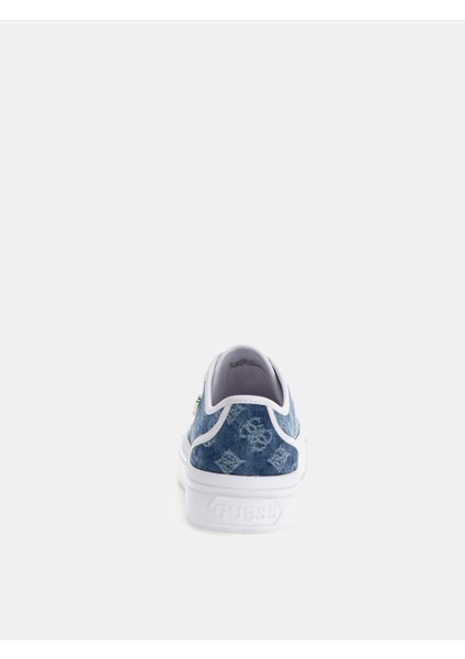 Kadın Jelexa Mavi 4g ve Peony Logolu Sneaker