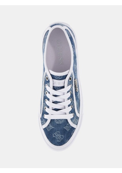 Kadın Jelexa Mavi 4g ve Peony Logolu Sneaker