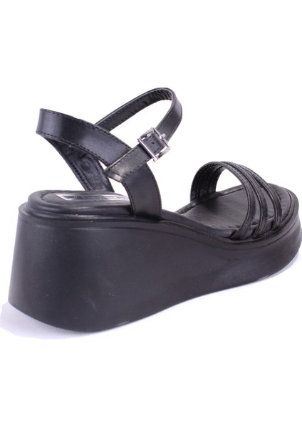 DZA07-10620772 Siyah Günlük Ortopedik Kadın Sandalet fiyatları