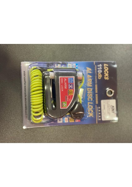 110 Desibel Alarmlı Disk Kilidi