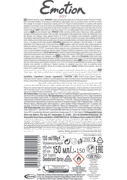 Bliss & Joy Kadın Deodorant Tanışma Seti 2x150 ml