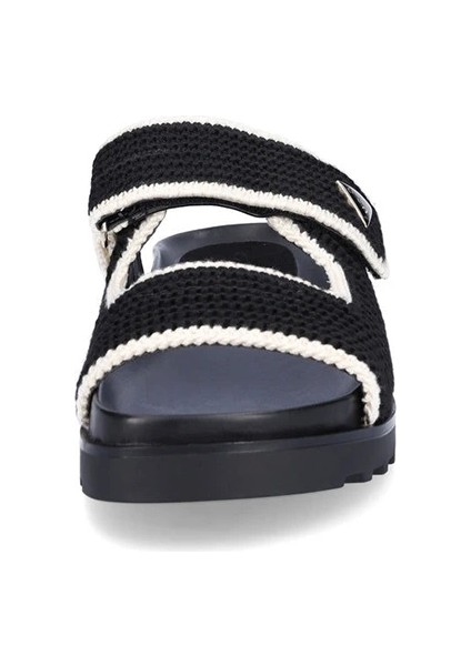 Kadın Siyah Fadenna Siyah-Krem Sandalet fiyatları