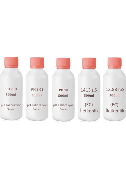 Kalibrasyon Sıvısı Seti (500 ml)- Tampon Çözelti Seti (500 ml)