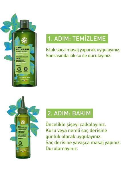Kepeğe Karşı(ANTİ PELLİCULAİRE) Yatıştırıcı Prebiyotik Orijinal Boy Şampuan, Saç Losyonu Seti