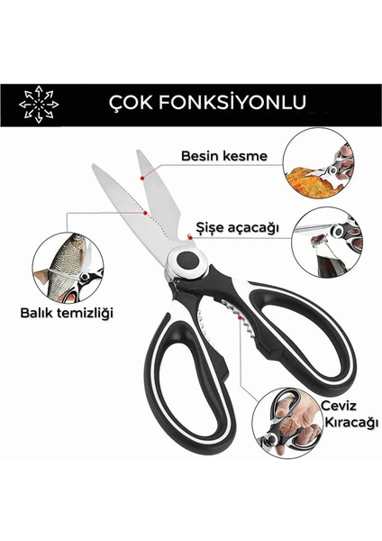 Pratik Çok Fonksiyonlu Mutfak Makası Tavuk Makası
