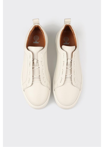 Ekru Deri Erkek Günlük Ayakkabı fırsatları