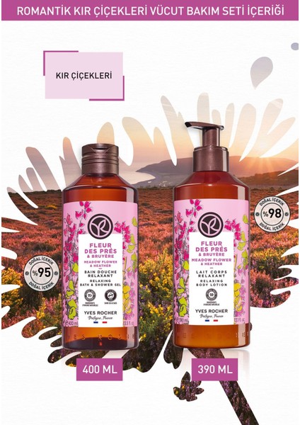 Romantik Kır Çiçekleri Büyük Boy Vücut SETI-9916667