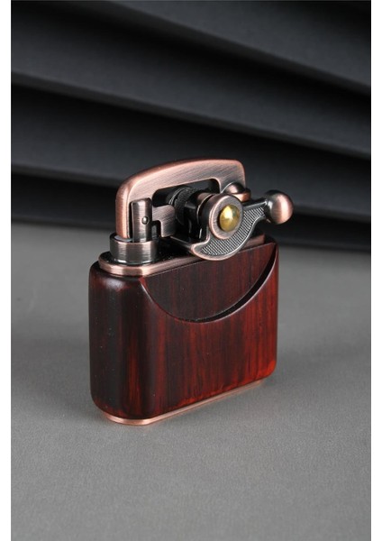 Özel Tasarım Benzinli Çakmak Kahverengi 24CSM090TR001