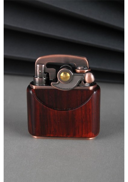 Özel Tasarım Benzinli Çakmak Kahverengi 24CSM090TR001 fiyatları