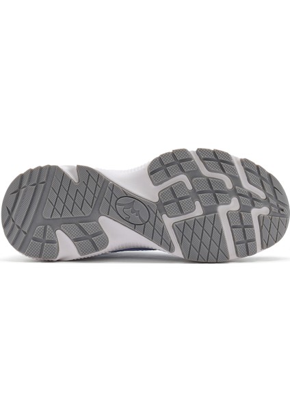 Kadın Mavi Bağcıklı Kalın Tabanlı Kumaş Sneaker 25SFE48576F
