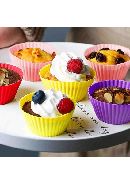 Renkli Silikon Muffin Kap 12LI fiyatları